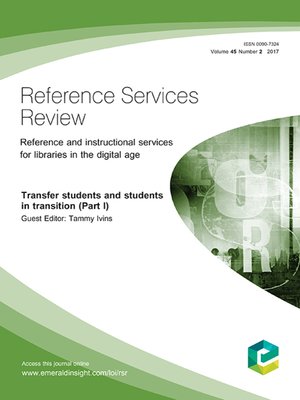 cover image of Reference Services Review, Volume 45, Number 2